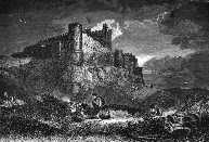 Bamborough Castle, Northumberland, England.  Click to enlarge (48K)